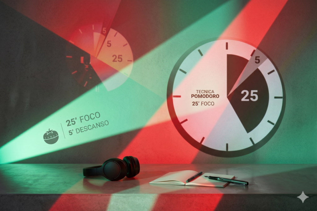 método pomodoro de estudos